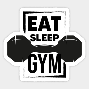 Eat sleep gym Sticker